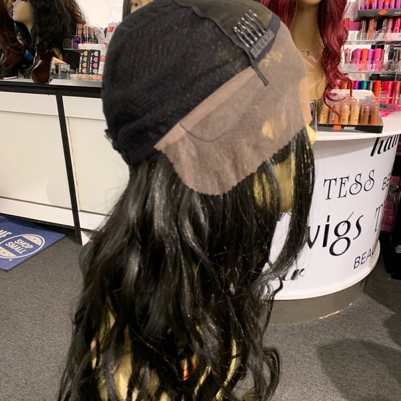 Full lace wig 2020 wig long loose waves black